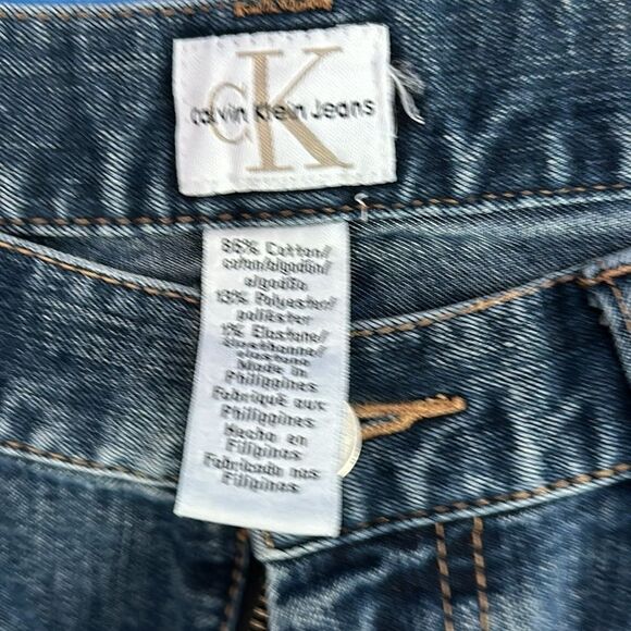 Calvin Klein Women’s Vintage Boot Cut Jeans Size 12 Blue Denim Classic Fit - Picture 4 of 5